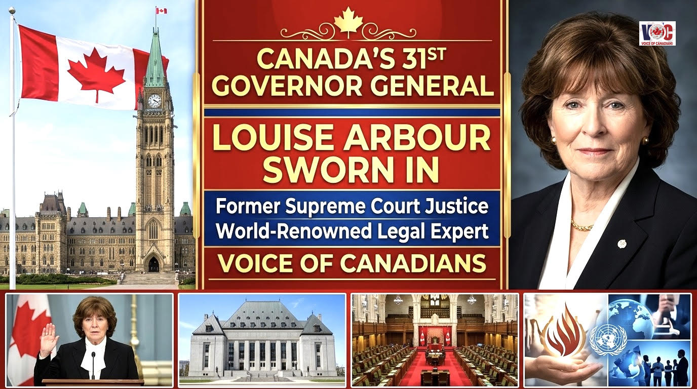 Renowned Jurist and Former Supreme Court Justice Louise Arbour Sworn In as Canada’s 31st Governor General