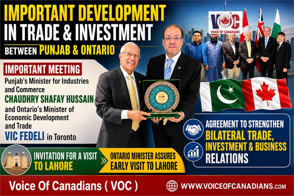 Important Development in Trade and Investment Between Punjab and Ontario