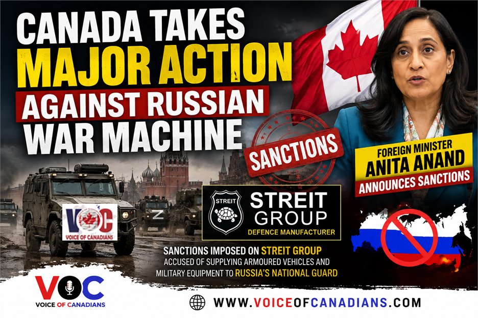 Canada Takes Major Action Against Russian War Machine
