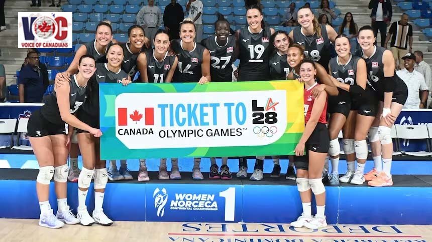 Canadian women’s volleyball team qualifies for Olympics for 1st time since 1996