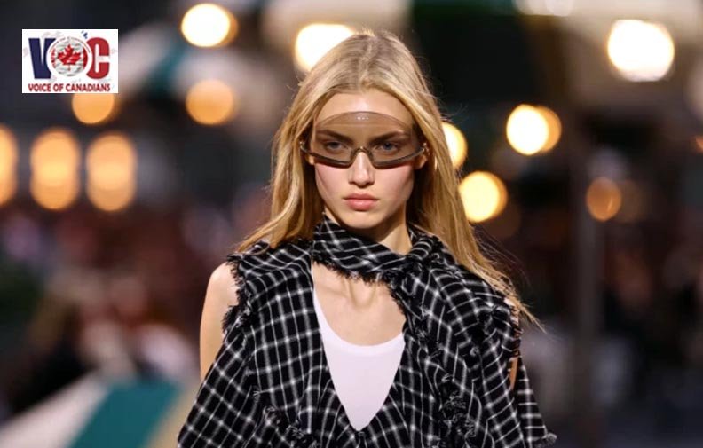 Louis Vuitton shows slinky dresses and fluid jackets, adapts to warming world
